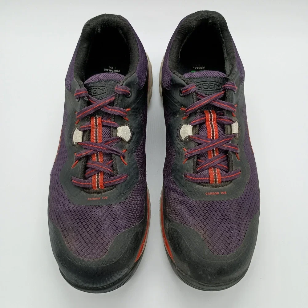 Keen Utility Tempe Carbon Toe Work‎ Shoes Men's 12 Purple Black Safety